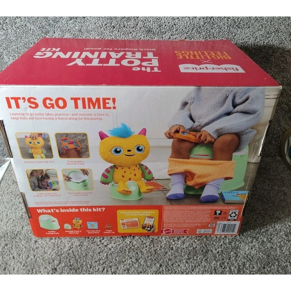 Fisher-Price Big Little Feelings Potty Training Kit: Set of Toys & Tips